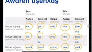 Tamazight  Tarifit  Lesson 9  Wae win wenni [upl. by Clarita]