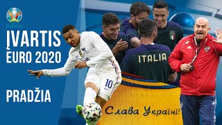 įVARtis Euro 2020 Startas favoritai netektys ir rusų puolimas [upl. by Patrizio]