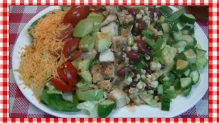 Southwestern Cobb Salad Recipe  Noreens Kitchen [upl. by Julian]