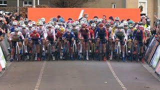 Cyclocross Hulst Men Elite 50fps 30 Dec 2023 [upl. by Soane]