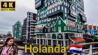 Zaandam Holanda  Países Bajos  Tour a pie 4K [upl. by Azar]