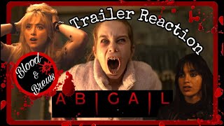 ABIGAIL Trailer React  2024 scary april vampire new [upl. by Enaz]