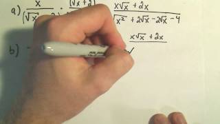 Rationalize the Denominator  Example 2 [upl. by Nnyleak]