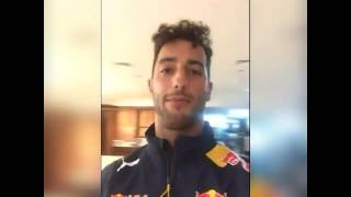 Verstappen Ricciardo Funny Moment Facebook Live [upl. by Saticilef]