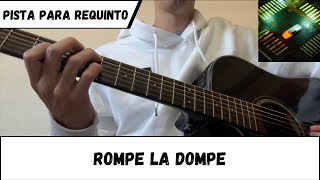 Pista para requinto  Rompe La Dompe  Peso Pluma x Junior H x Oscar Maydon [upl. by Auroora]