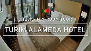 Turim Alameda Hotel Room Tour Lisbon Portugal 2016 [upl. by Leelaj]