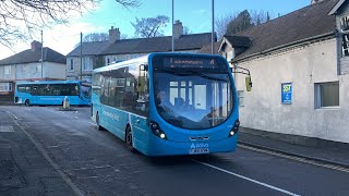 Arriva Midlands North 3310 Wright Streetlite DF PART 3 [upl. by Enirok691]