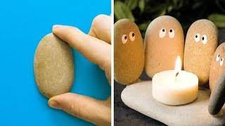 20 IDEAS DE BRICOLAJE CON PIEDRAS [upl. by Ambros9]