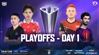 ENG PUBG MOBILE RUTHLESS PRO SERIES COG S2 PLAYOFFS  DAY 1 FT BTR I8 PJEV AE STE 4MV NGX [upl. by Arreis]