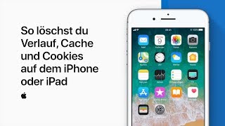 So löschst du Verlauf Cache und Cookies auf dem iPhone oder iPad – Apple Support [upl. by Iosep]