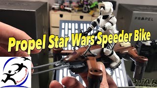 Propel Star Wars Speeder Bike Drone Unboxing and first flights [upl. by Nisen]