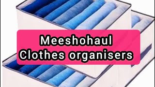 Meeshohaulclothes organiserorganise your messy wardrobe [upl. by Sansen]