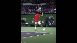 Rare Djokovic Trick Shot 🤯 [upl. by Chute304]