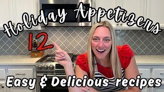 12 Easy and Delicious Holiday Appetizers day3 [upl. by Elbys]