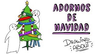 CÓMO HACER ADORNOS NAVIDEÑOS  Draw My Life DIY de Navidad de TikTak Draw [upl. by Thin755]