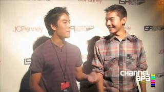 Ryan Higa amp Kevin Wu backstage at 2010 ISA NY [upl. by Ennahteb]