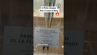 La Flamme olympique posée a la mairie de Meaux 🔥 [upl. by Norrek693]