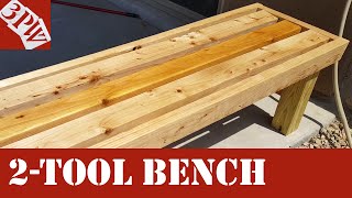 Two Power Tool Backyard Bench [upl. by Erdreid]