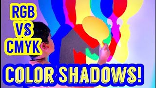 COLOR SHADOWS EXPLAINED amp GROUNDED RGB VS CMYK ADDITIVE amp SUBTRACTIVE COLOR MIXING [upl. by Johan]