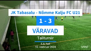 JK Tabasalu vs Nõmme Kalju U21 l 13 l Väravad l 100224 l Taliturniir [upl. by Anatol]