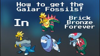 How to get the  New GALAR Fossils in Brick Bronze Forever [upl. by Einhoj520]