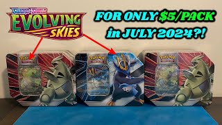 The CHEAPEST way YOU can still get EVOLVING SKIES PACKS in JULY 2024 pokemon card opening [upl. by Senior]