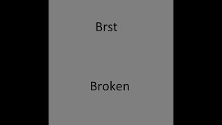 Broken  Brst Official Lyric Video [upl. by Yerxa]