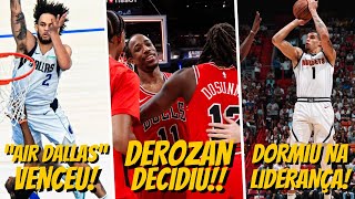 Derozan DECIDE mais uma vez  quotAir Dallasquot VENCE o Warriors  Denver DORME na LIDERANÇA  Rodada NBA [upl. by Joacimah]