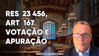 Resolução 23456 Art 167 Votação e Apuração  Recurso Contra a Expedição do Diploma [upl. by Pass176]