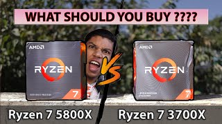 Which Ryzen 7 to Buy 🥵  R7 5800x vs R7 3700x  these Gaming results are just shocking 😱 [upl. by Alecia]