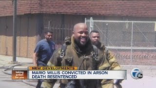 Mario Willis convicted in arson death resentenced [upl. by Klingel]