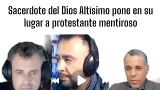 Sacerdote del Dios Altísimo pone en su lugar a pastor mentiroso [upl. by Laval]