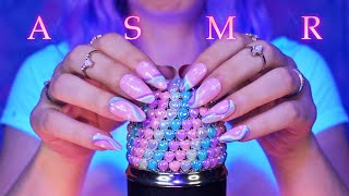 ASMR Tingly Mic Tapping amp Scratching to Help You Fall Asleep 💜No Talking💜 Embellished Mic Covers [upl. by Ilrebmik820]