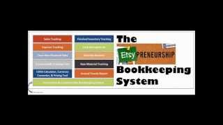 Etsy Bookkeeping Spreadsheet  Etsyprenurship  JJMFinance [upl. by Ame]