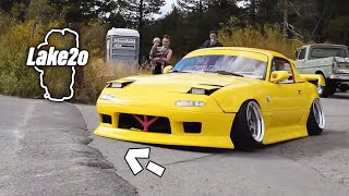 Slammed Cars Getting Bullied By A Speed Bump Lake2o 2023 [upl. by Ticknor]