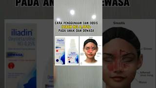 Dosis iliadin nasal spray untuk anak dan dewasa youtubeshorts treatmentplan [upl. by Dinesh]