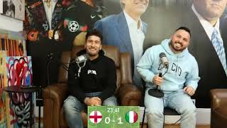 Italy vs England Euro Live Reaction [upl. by Nicodemus]