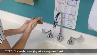 Handwashing Steps Using the WHO Technique [upl. by Smukler]