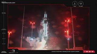 Latest rocket launches successfully from Wallops Island [upl. by Odawa524]