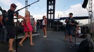 Missoula couple gets engaged at 2015 Headwaters Country Jam [upl. by Lubbock]