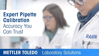 ISO Accredited Pipette Service Worldwide  METTLER TOLEDO  Rainin Pipette Calibration [upl. by Ahsykal]