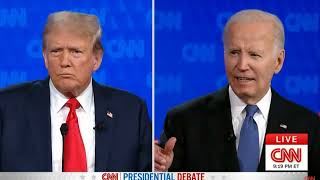 Biden Trump debate abortion access and Roe v Wade ruling during CNN Presidential Debate [upl. by Alfonzo]