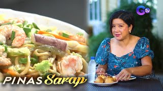 Seafood pancit chami ng mga tagaLucena paano ginagawa  Pinas Sarap [upl. by Jedd225]