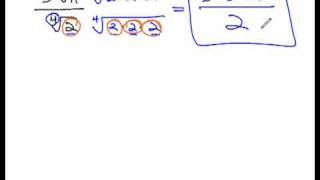 Rationalize Monomial Denominators [upl. by Sabec]