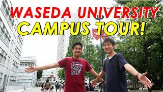 WASEDA UNIVERSITY CAMPUS TOUR 早稲田大学キャンパスツアー西早稲田） [upl. by Neelear]