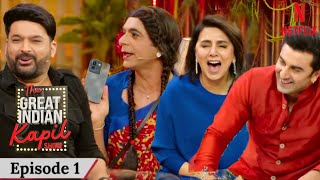 The Great Indian Kapil Show Full Episode 1 Launch Kapil Sharma Sunil Grover Ranbir Kapoor [upl. by Nnagrom461]