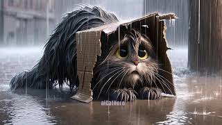 cats in distress 😿 need saving aicatstory aicathero catstory aicatanimation [upl. by Ettelliw651]