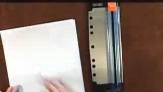 How to make diy wedding invitations with small paper flower brads [upl. by Marshall190]