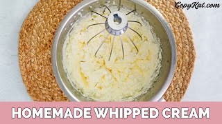 How to Make Whipped Cream [upl. by Suixela]