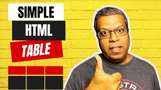 How To Create Simple Table In Html With Rows And Columns In Notepad Basic HTML Table Tutorial [upl. by Alliw]